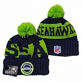 Seattle Seahawks Team Logo Knit Hat YD (12),baseball caps,new era cap wholesale,wholesale hats